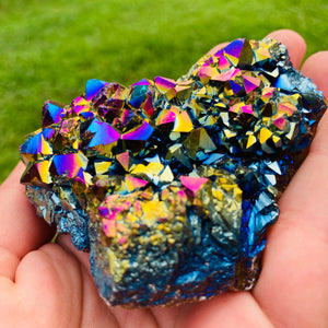 Ophelia Rainbow Titanium Quartz Cluster - MOONCHILD PRODUCTS