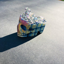 Load image into Gallery viewer, Jack Rainbow Titanium Quartz Skull - MOONCHILD PRODUCTS