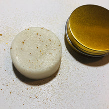 Load image into Gallery viewer, Gold Solid Lotion Body Bar - MOONCHILD PRODUCTS