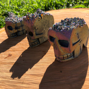 Jack Rainbow Titanium Quartz Skull - MOONCHILD PRODUCTS