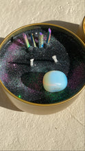 Load image into Gallery viewer, Titanium Aura Quartz Candle - MOONCHILD PRODUCTS