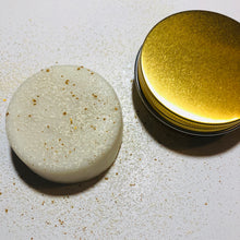 Load image into Gallery viewer, Gold Solid Lotion Body Bar - MOONCHILD PRODUCTS