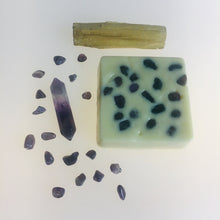 Load image into Gallery viewer, Amethyst Infused Crystal Massage Bar - MOONCHILD PRODUCTS