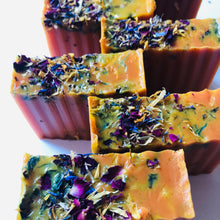 Load image into Gallery viewer, Turmeric Ginger Rose Bar - MOONCHILD PRODUCTS